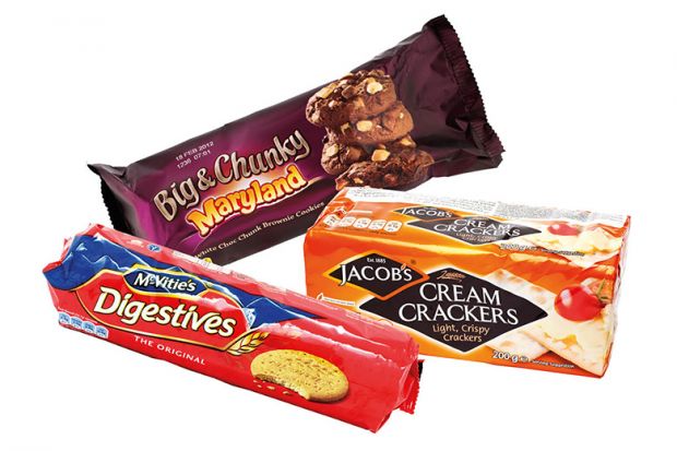 Packets of UK biscuits and crackers Packets of UK biscuits and crackers