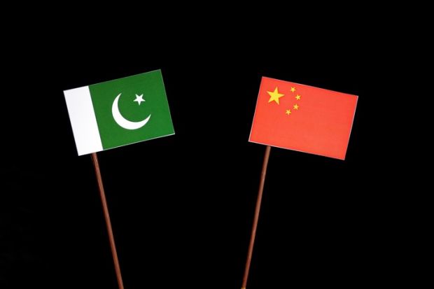 Flags of Pakistan and China