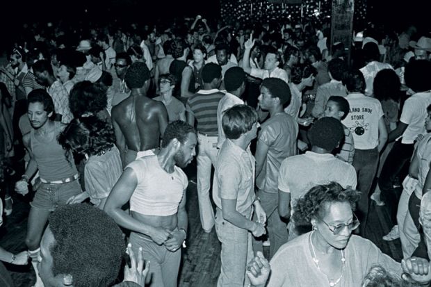 People dancing at Paradise Garage, New York City, 1979