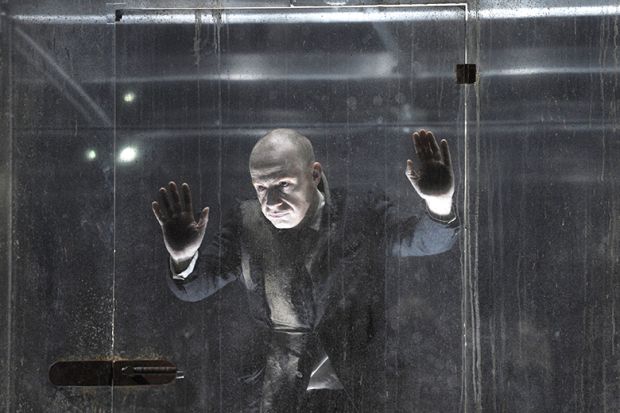 Jonathan Slinger as Prospero in William Shakespeare's The Tempest directed by David Farr at the Royal Shakespeare Theatre in Stratford-upon-Avon. Jonathan Slinger as Prospero in William Shakespeare's The Tempest directed by David Farr at the Royal Shakespeare Theatre in Stratford-upon-Avon.