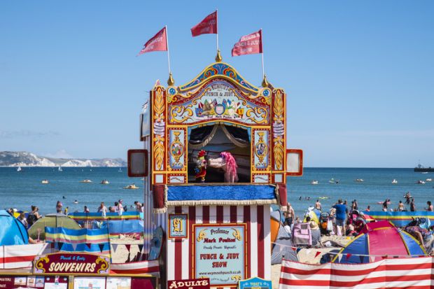 A Punch and Judy show