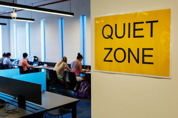Students in a quiet zone at university. As an illustration that students are reluctant to report harassment. Students in a quiet zone at university. As an illustration that students are reluctant to report harassment.