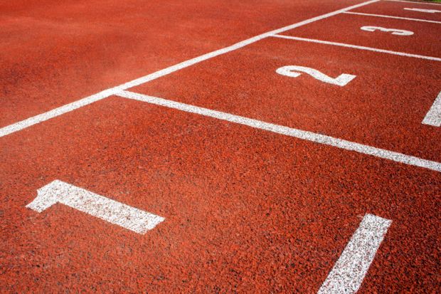 Racetrack starting grid,: US college ranking Racetrack starting grid,: US college ranking