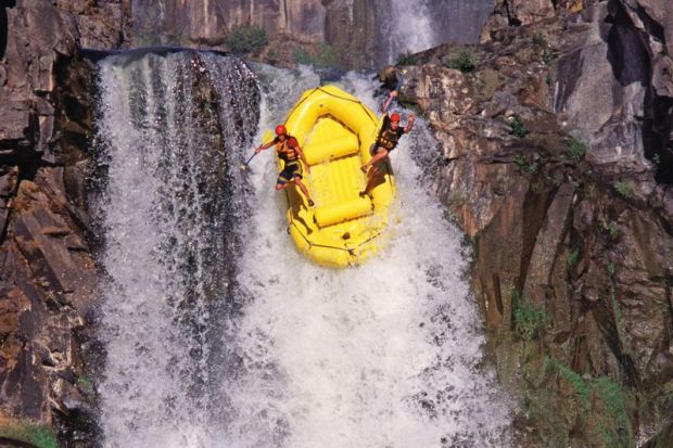 raft waterfall jump raft waterfall jump