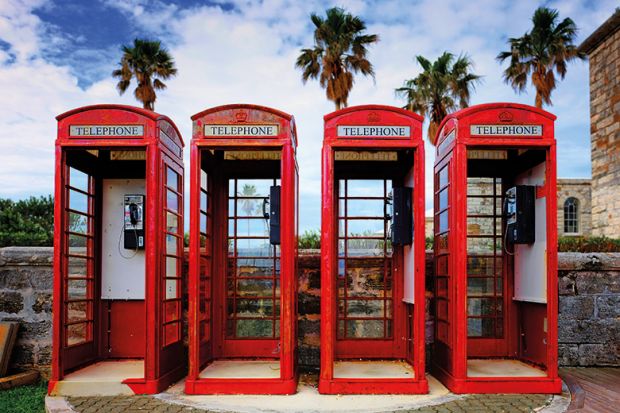 Red phoneboxes