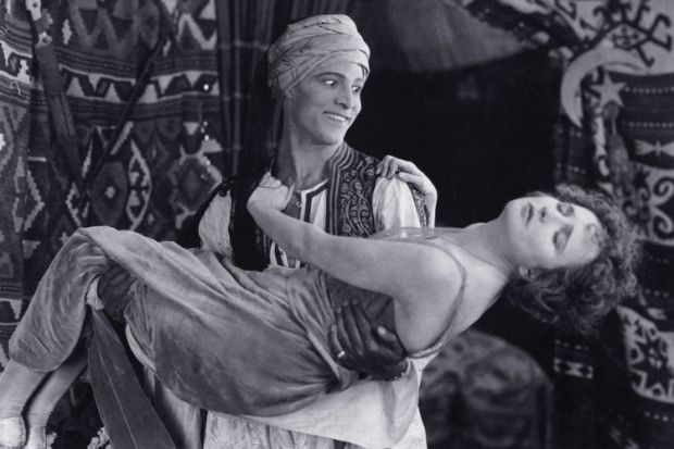 Rudolph Valentino and Agnes Ayres in The Sheik, 1921 Rudolph Valentino and Agnes Ayres in The Sheik, 1921