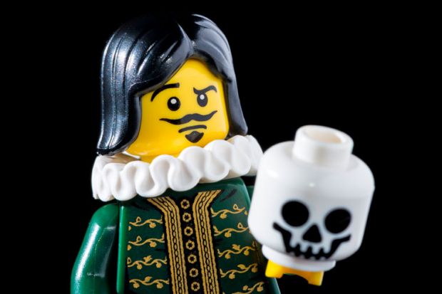 Shakespeare 'The Thespian' Lego character