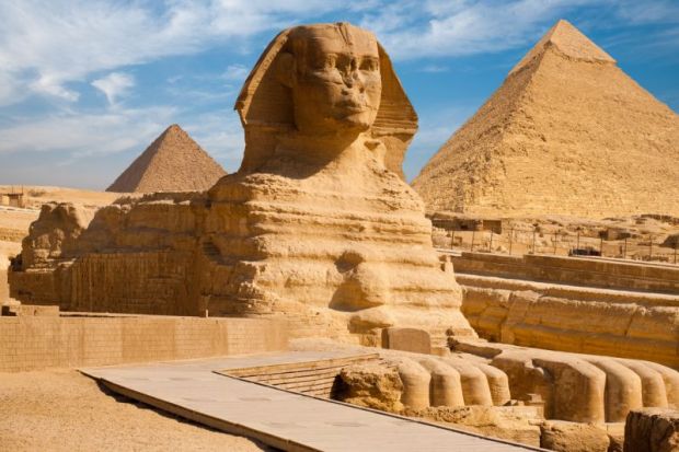 sphinx pyramid Giza Egypt
