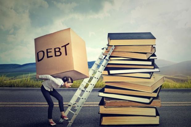 Student debt concept