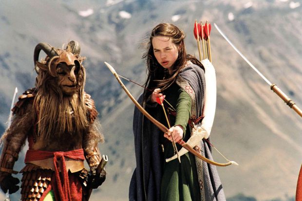 Susan Pevensie in a still from Narnia film Susan Pevensie in a still from Narnia film