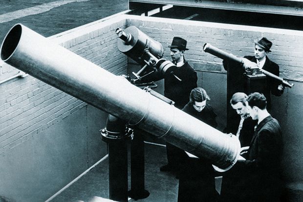 people using huge telescopes people using huge telescopes