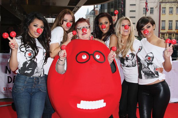 The Saturdays, Jo Brand, Red Nose Day, Comic Relief