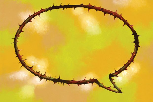 thorny speech bubble illustration thorny speech bubble illustration