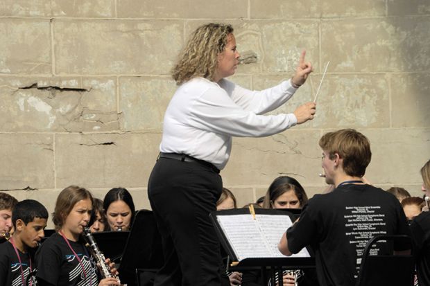 female conductor