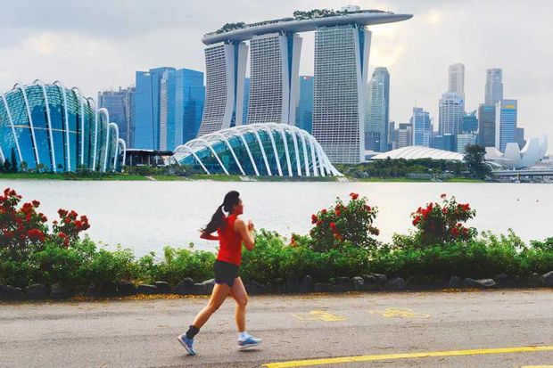 Runner in Singapore