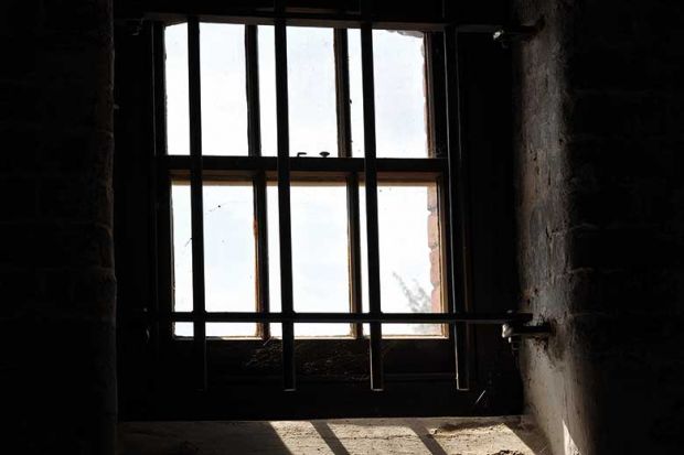 Barred window at Fort Nelson, Portsdown Hill, Portsmouth
