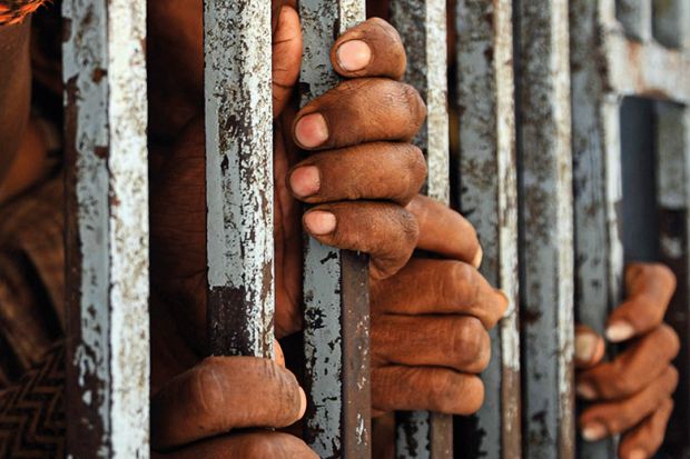 Indian prison bars
