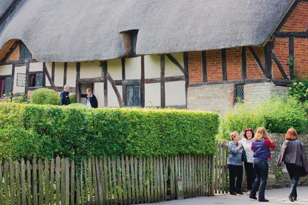 Anne Hathaway’s cottage in Stratford-Upon-Avon