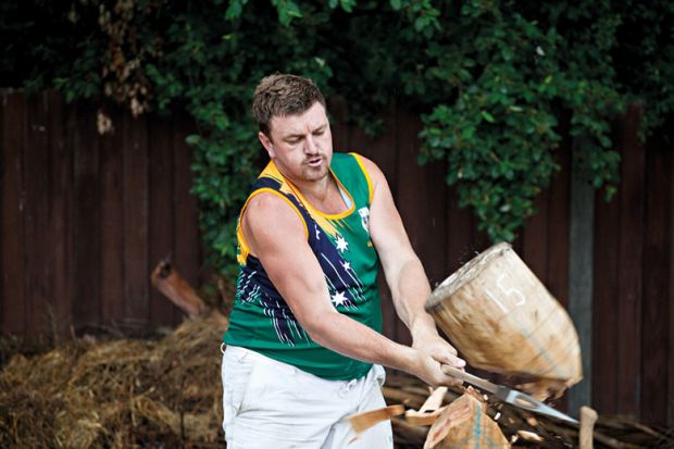 Lumberjack competition, Australia