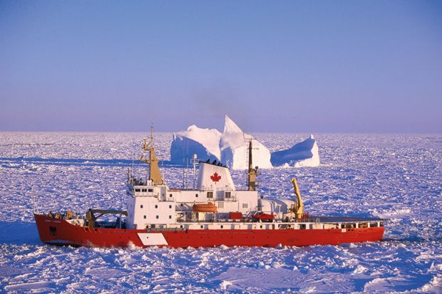 Canadian icebreaker ship