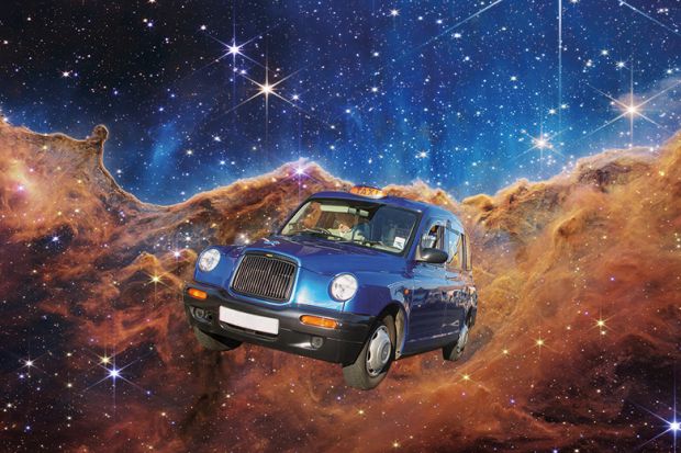 Taxi in outer space