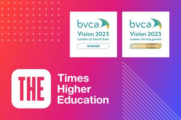 THE and BVCA Winners logo