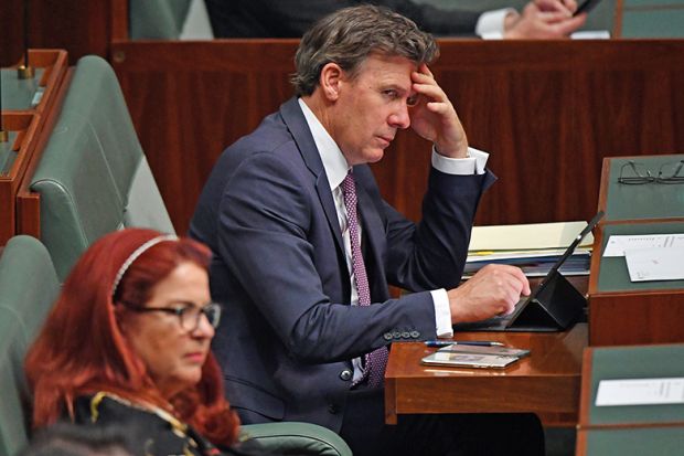 Australian education minister Alan Tudge Australian education minister Alan Tudge