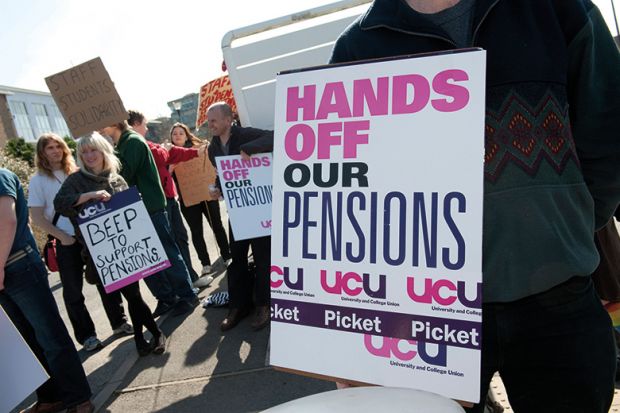 UCU pensions sign