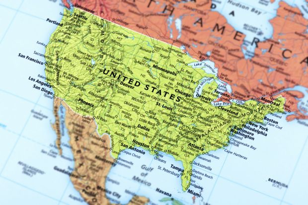 United States map United States map