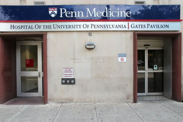 University of Pennsylvania hospital (UPenn Medicine) in Philadelphia. UPenn is on of Ivy League universities and was attended by president William Henry Harrison.