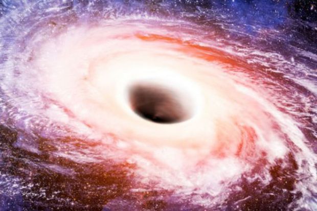 black hole, space