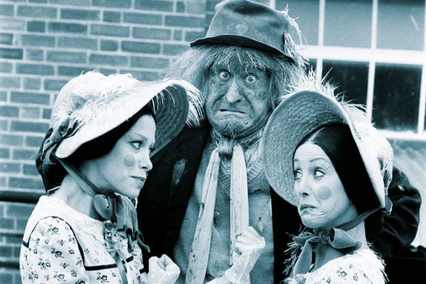 Worzel Gummidge with two Aunt Sally's Worzel Gummidge with two Aunt Sally's to illustrate Finding a third way