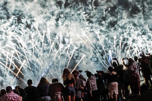  Firework display in Sydney, Australia to illustrate Loan repayment anomaly adds A$300 to Australian students’ debts