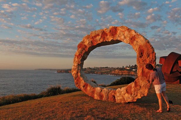 Open Sculpture by the Sea exhibition at Bondi to illustrate ustralian open access push goes from green to gold