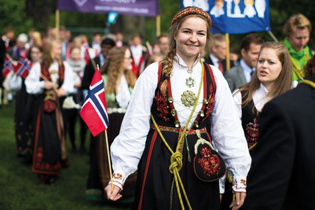 Celebration event of Norway's constitution day to illustrate Sector pushes back against Norway local language learning rule