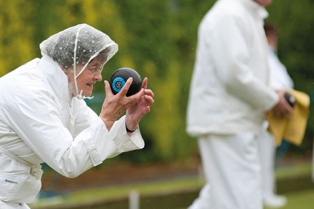 woman bowls rain woman bowls rain