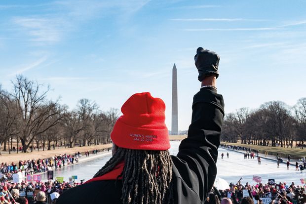 Women's march in Washington DC