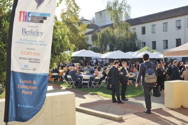 General shot of the World Academic Summit 2016, held at the University of California, Berkeley