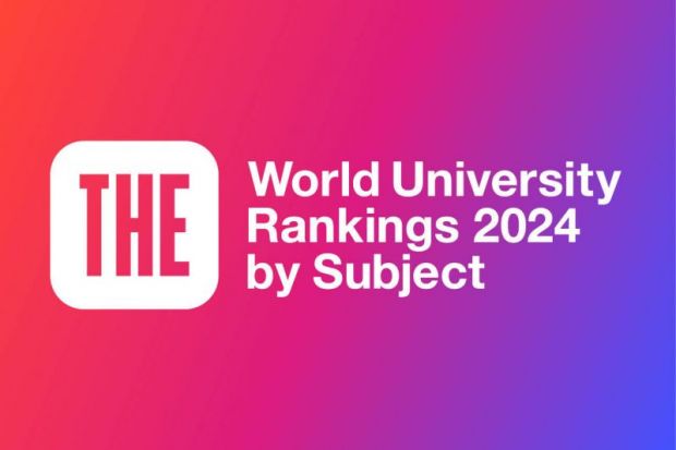 World University Rankings 2024 by subject