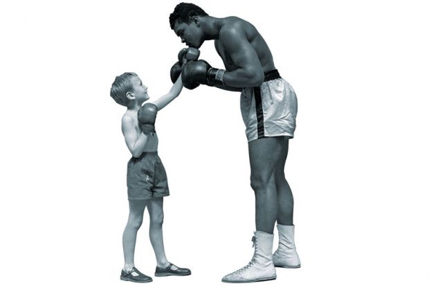 Cassius Clay versus Henry Cooper 1963 to illustrate pressing threats