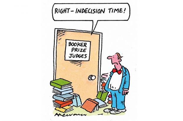 Booker prize cartoon