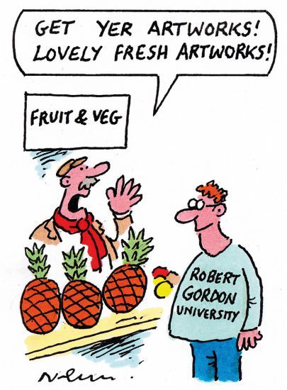Cartoon Robert Gordon University