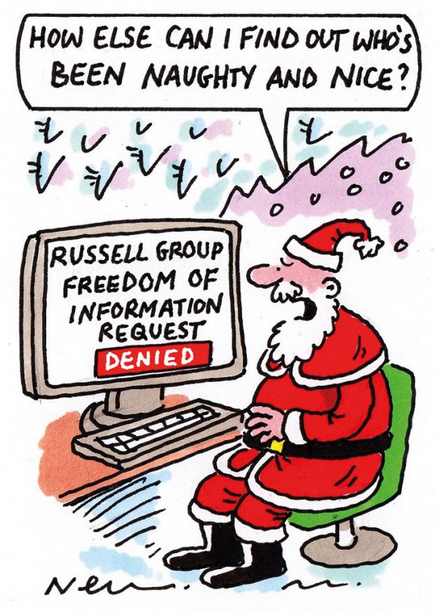 The week in higher education cartoon (17 December 2015)