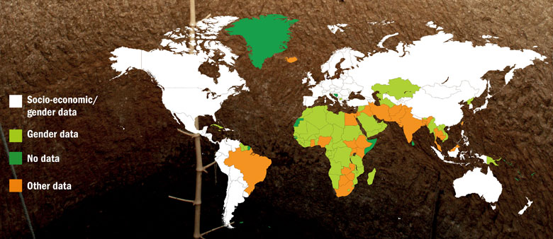 The global access data map (29 September 2016)