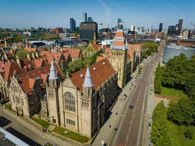 University of Manchester from above