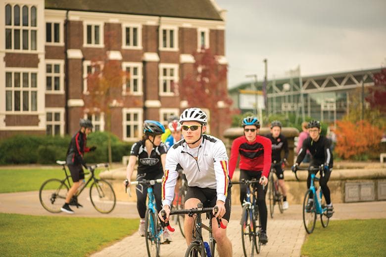 Cycling at Loughborough University