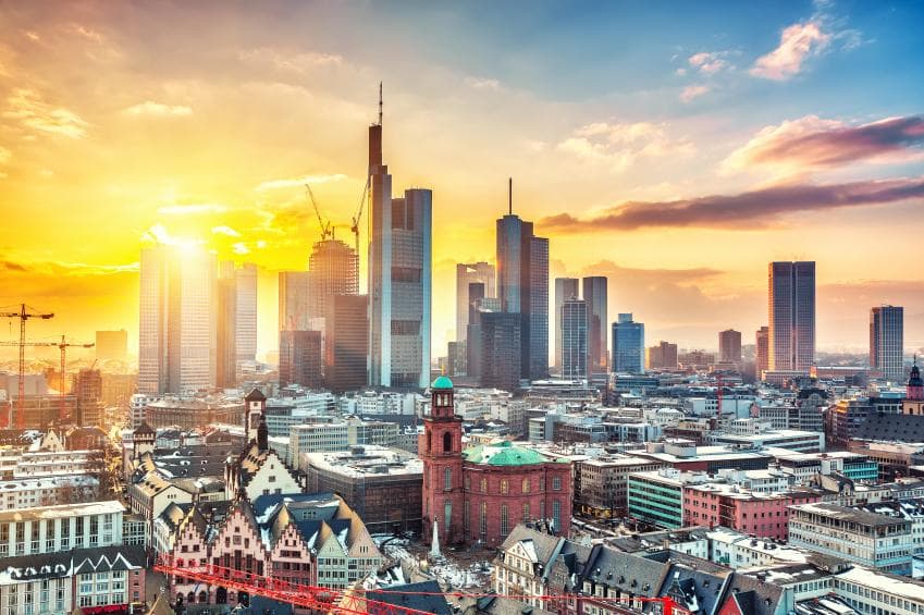 Frankfurt, one of Germany's most expensive cities