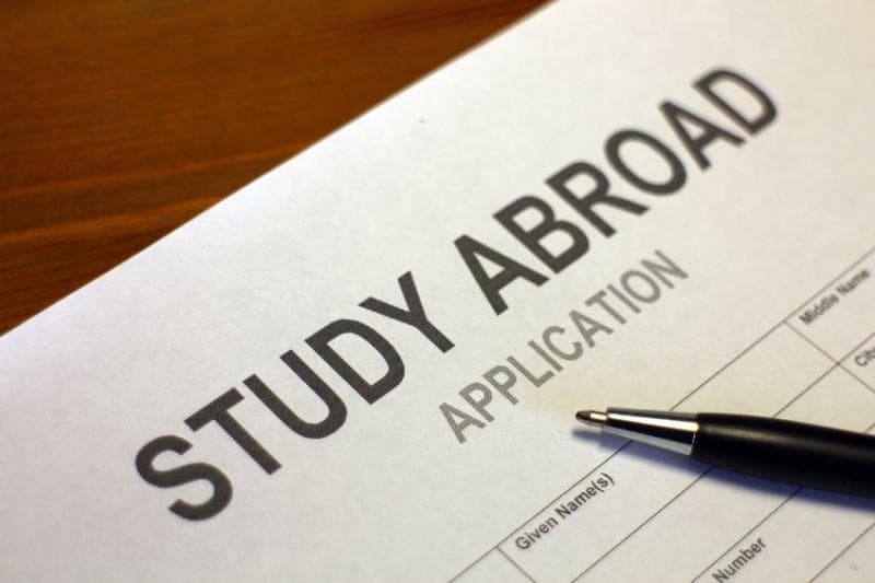 Study abroad application