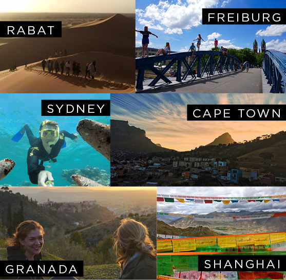 Scenic locations to study abroad