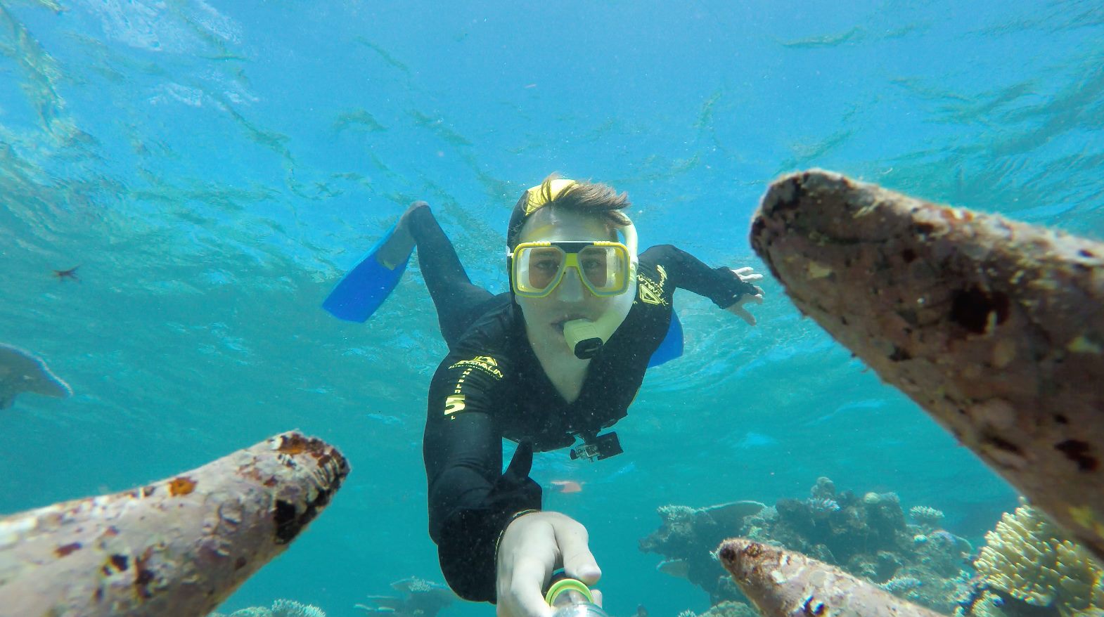 Snorkelling in the Great Barrier Reef by Michael Kaplan